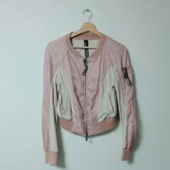 ☆ワケあり☆PRIDE レディース ボンバージャケット ピンク【36/S】のサムネイル