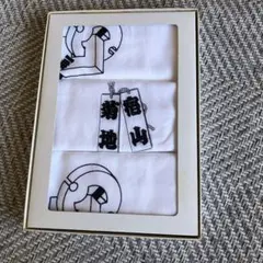 江戸消防記念会　第五區総代　新門 手拭2枚と扇子セット 江戸消防記念会 第五區総代 新門 手拭2枚と扇子セット