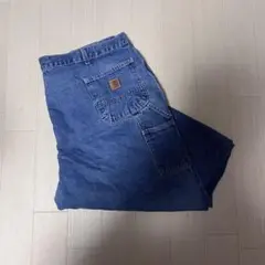 Carhartt カーゴパンツ デニムブルー スーパービッグサイズ W50