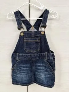 ダークデニム ジャンバースカート GAP