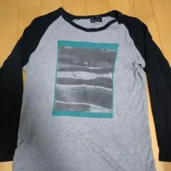 TK MIXPICE グレー ブラック Tシャツ （七分） サイズ 3