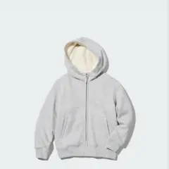 ボアスウェットフルジップパーカ