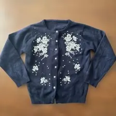 花柄カーディガン