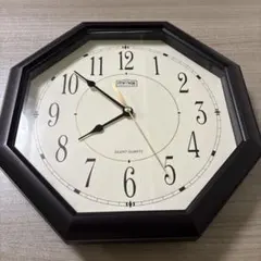 MAG サイレントクオーツ 八角形 掛時計 30cm