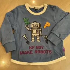 KP BOY ロボットプリント 長袖カットソー 100cm
