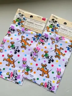 ディズニー キャラクター　はぎれ　2枚セット