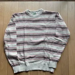 crocodile ストライプニットセーター Mサイズ