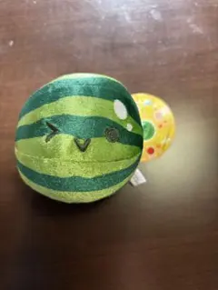 スイカゲーム きらきら マスコット ぬいぐるみ キーホルダー