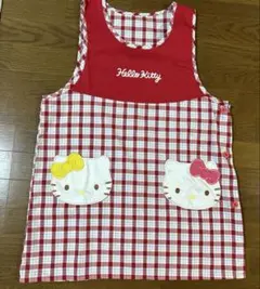 ハローキティー　エプロン　保育士