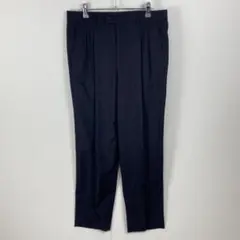 美品 LANVIN CLASSIQUE 創作屋製 ツータック スラックス ウールのサムネイル
