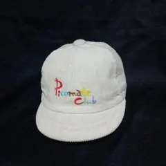 新品未使用　キッズ帽子　46cm　白