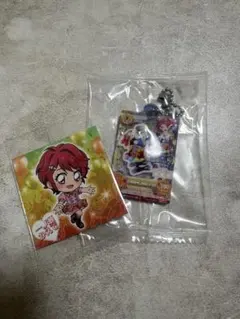 アイカツ！だれでもアイドル活動アクリルチャーム３一ノ瀬かえで￼ウエハースシール付