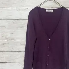 Space.Infinity-Garment カーディガン カシミヤ混 ボルドー