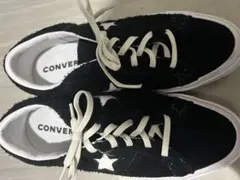 CONVERSE 黒 スエード スニーカー