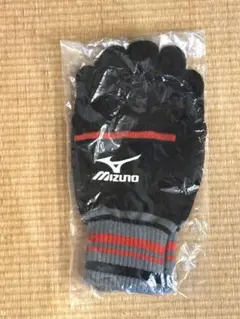 Mizuno フィンガーレスグローブ 黒/赤/グレーのサムネイル