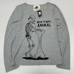 00s y2k スカル ラインストーン ロングtシャツ お兄系 ギャル 平成