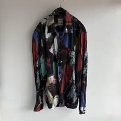 Zara Archive Graphic dress shirt 00s Y2K