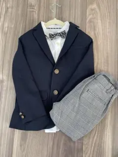 B:MING BY BEAMSネイビー スーツ・ブレザーとシャツセット120