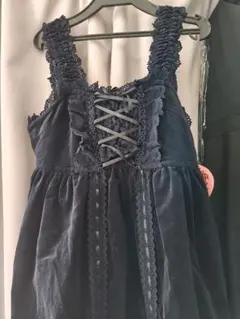 未使用品ベイビーザスターズシャインブライト別珍ベビードールジャンパースカート