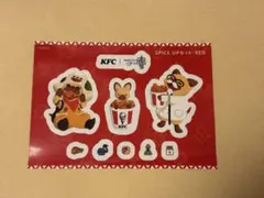 ケンタッキー モンハン コラボ シールSPACE UPセット・RED