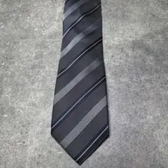 【極美品】バーバリーブラックレーベル ネクタイ ホースロゴ レジメンタル 紺