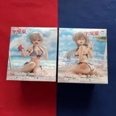 宇崎ちゃんは遊びたい！ω 宇崎花　宇崎月　浜辺で水着ver. フィギュア　セット