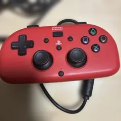 HORI ホリ PS4-102 ワイヤードコントローラーライト ps4 レッド