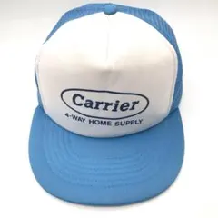 80s 90s Carrier 企業ロゴ ツートン トラッカーキャップ O323のサムネイル