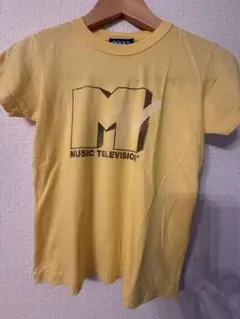 JUNK FOOD MTV ロゴ Tシャツ イエロー　M sizeのサムネイル
