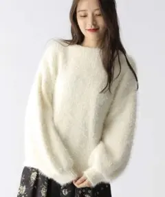 ◆ mysty woman(ミスティウーマン)◆モールシャギーボリュームニット