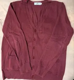 ワインレッドカーディガン