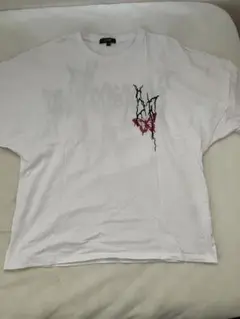 y2kバタフライデザイン オーバーサイズTシャツ