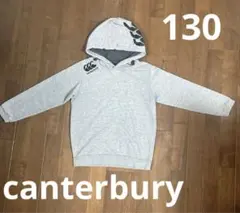 canterbury グレー パーカー ラグビー　キッズ 130