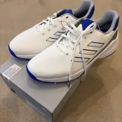 adidas ゴルフシューズ ホワイト/ブルー