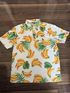 ラウドマスウ　バナナ柄 ポロシャツ　LL