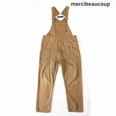 【mercibeaucoup】 メルシーボークー サロペット キャメル ポケット