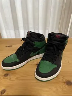 AirJordan1 RetroHighOG Black/Pine Green