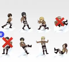 一番くじ 進撃の巨人 ～獣の巨人は俺が仕留める～ H賞 アクリルスタンド　6種