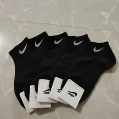 Nike スポーツソックス 5足セット 黒 22～25