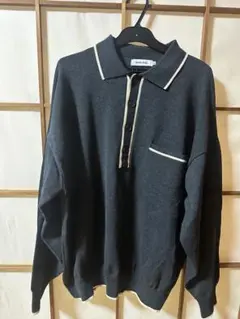 NIKO AND... ダークグレー ポロシャツ