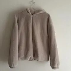 オリーブデオリーブ　OLIVE des OLIVE フード付きボアジャケット