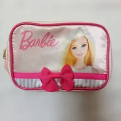 Barbie ポーチ ピンク リボン付きのサムネイル