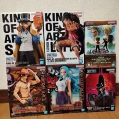 ワンピースフィギュアセット☆サボ、ビビ、エース、ワーコレゾロ&サンジ&ルフィ