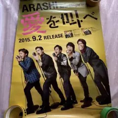 ❤️嵐[販促品]パネル 感謝カンゲキ雨嵐 当時物・非売品・大きめ