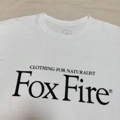 ★Fox Fire フォックスファイヤー ロゴプリント 半袖Tシャツ L