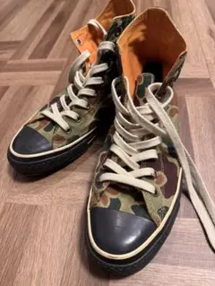 コンバース オールスター ハイカット 迷彩 カモ柄 US9½ 28.0