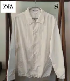 ザラ ZARA ナイロンジャケット フロントボタン/メンズ S ブルゾン 長袖