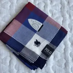 POLO チェック柄ハンカチ