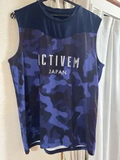 ACTIVE M ノースリーブ アンダーシャツ 迷彩柄 Mサイズ