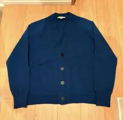 【希少】英国製 STUDIO NICHOLSON カーディガン L ブルーのサムネイル